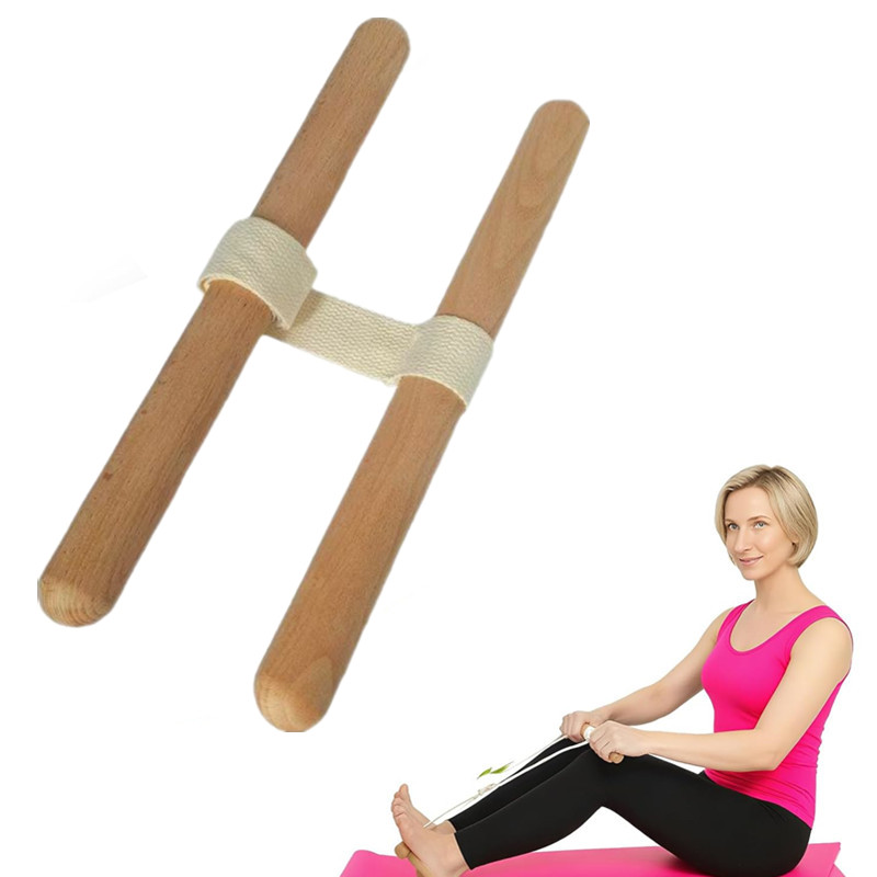 Yoga Fitness Stretching - Hamstring Stretcher Adjustable Flex Strap For
