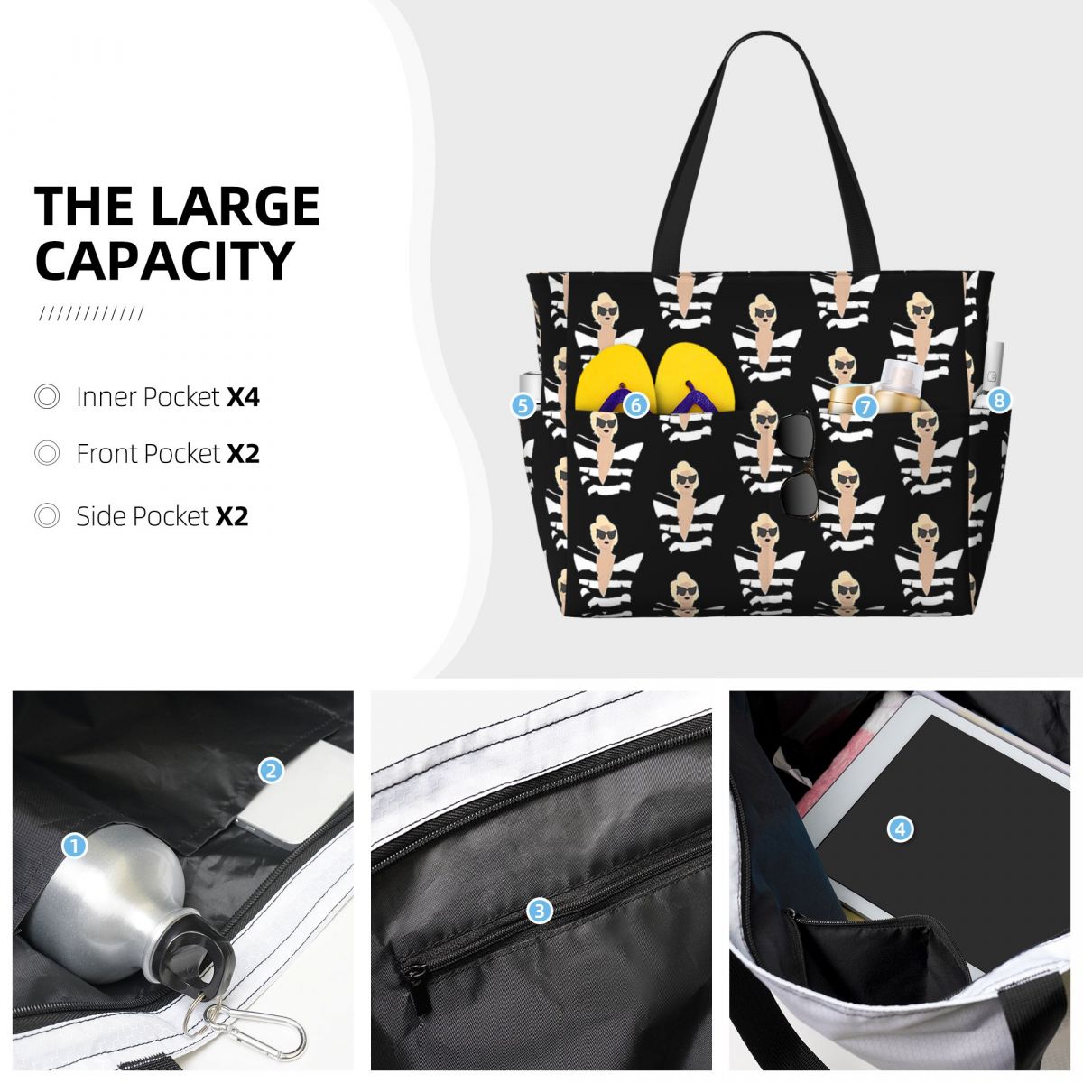 Lady Gaga Telephone Beach Tote - огляд і ціна Yoga Fitness Telephone
