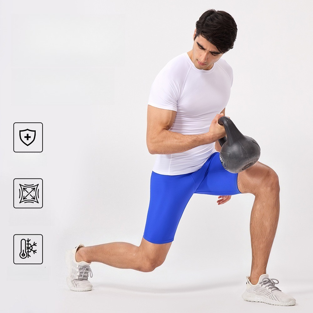 Men 5 Inch Compression Yoga Sh - огляд і ціна Yoga Fitness Stretching