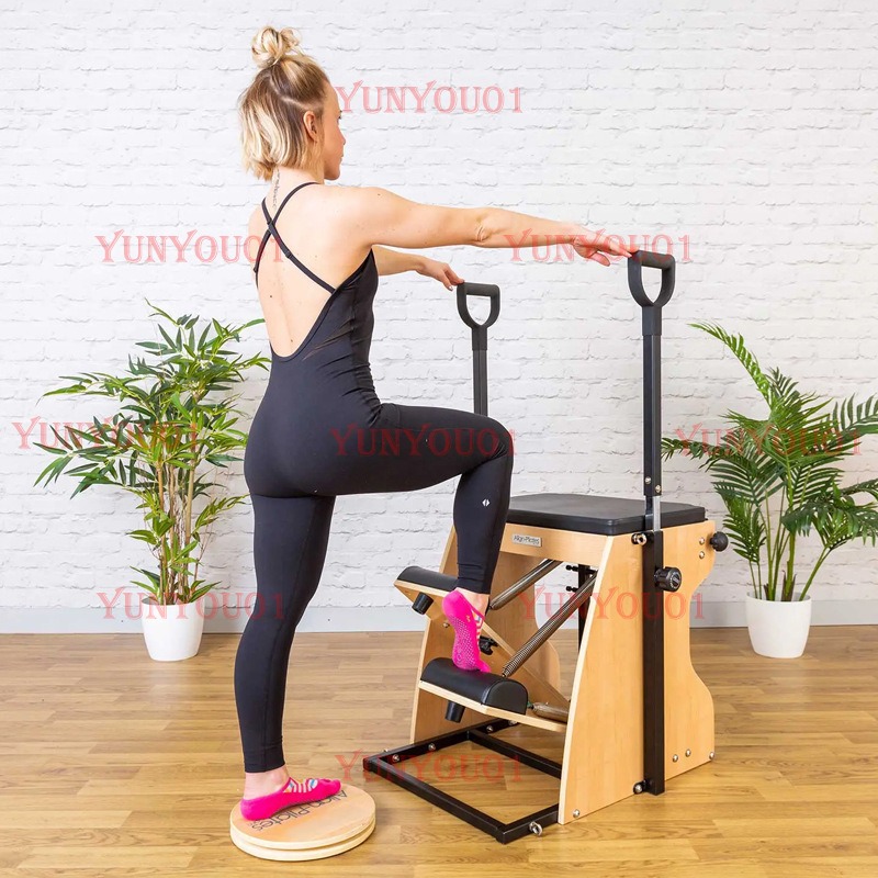 Solid Wood Pilates Rotating Di - огляд і ціна Yoga Fitness Stretching