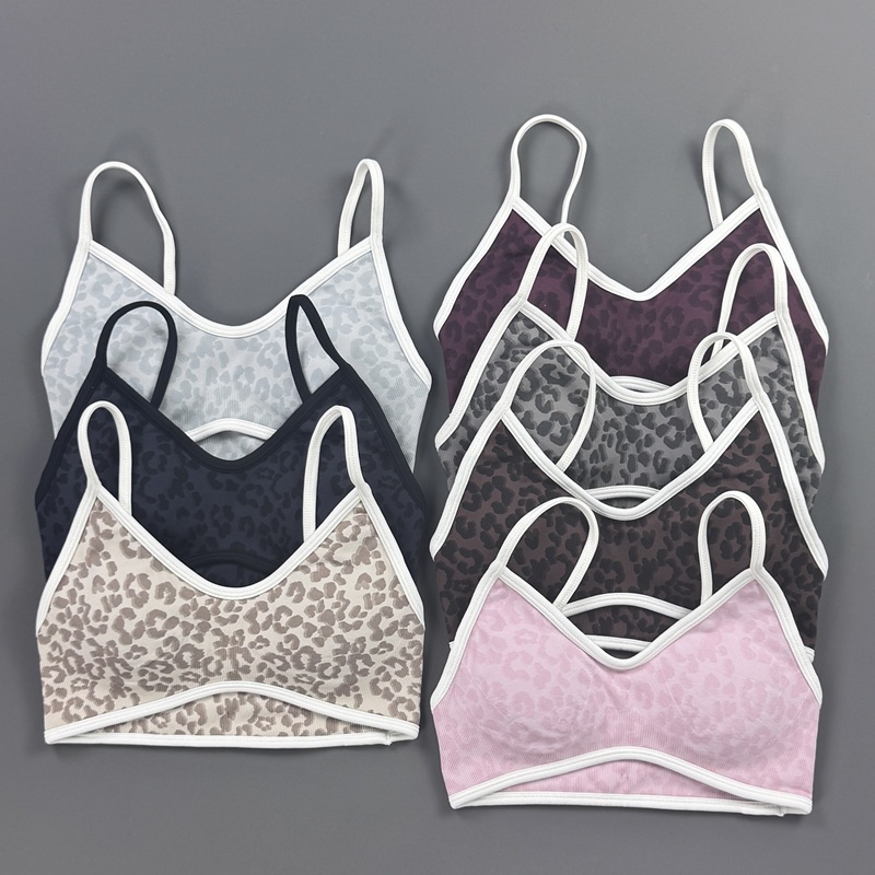 Sports Bra Women Leopard Print - огляд і ціна Yoga Fitness Stretching