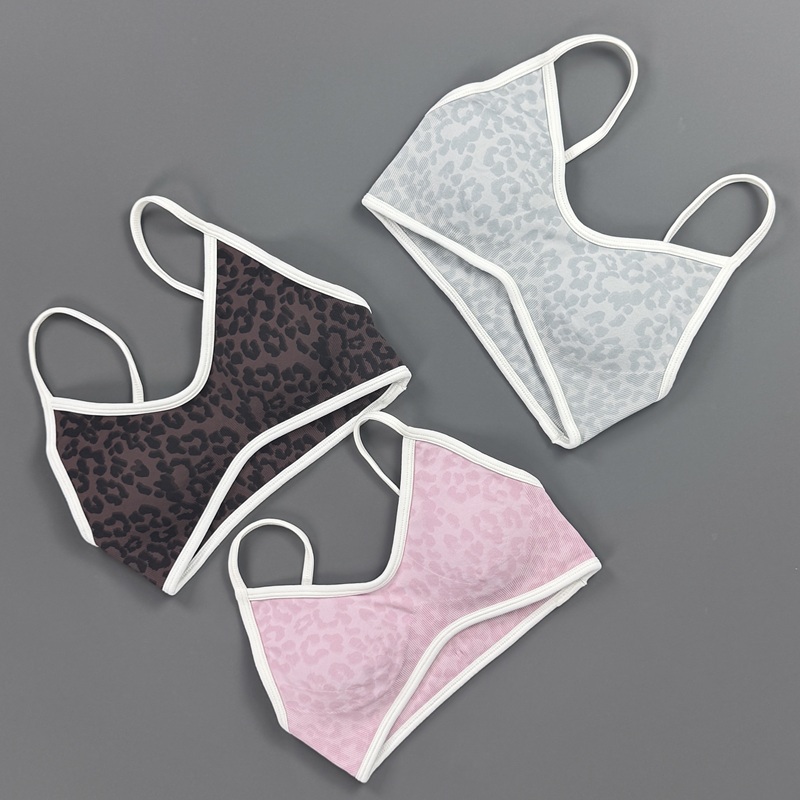 Sports Bra Women Leopard Print - огляд і ціна Yoga Fitness Stretching