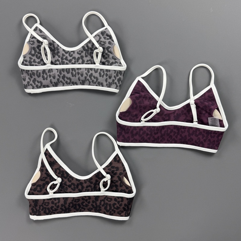 Sports Bra Women Leopard Print - огляд і ціна Yoga Fitness Stretching