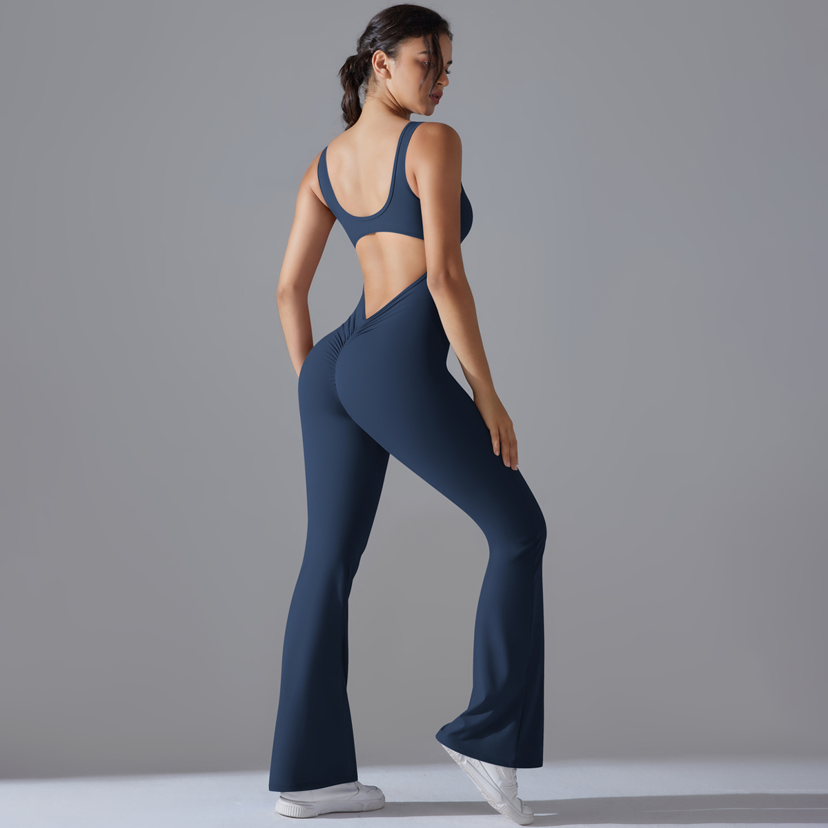 Sexy Back V Jumpsuit Gym Set W - огляд і ціна Yoga Fitness Stretching