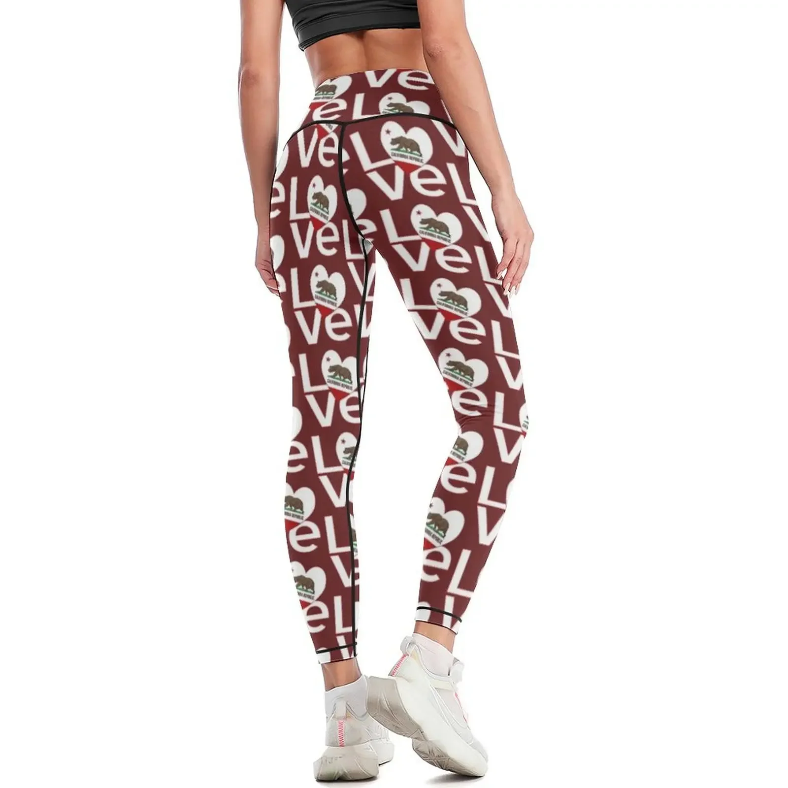 Red and White California LOVE  - огляд і ціна Yoga Fitness California