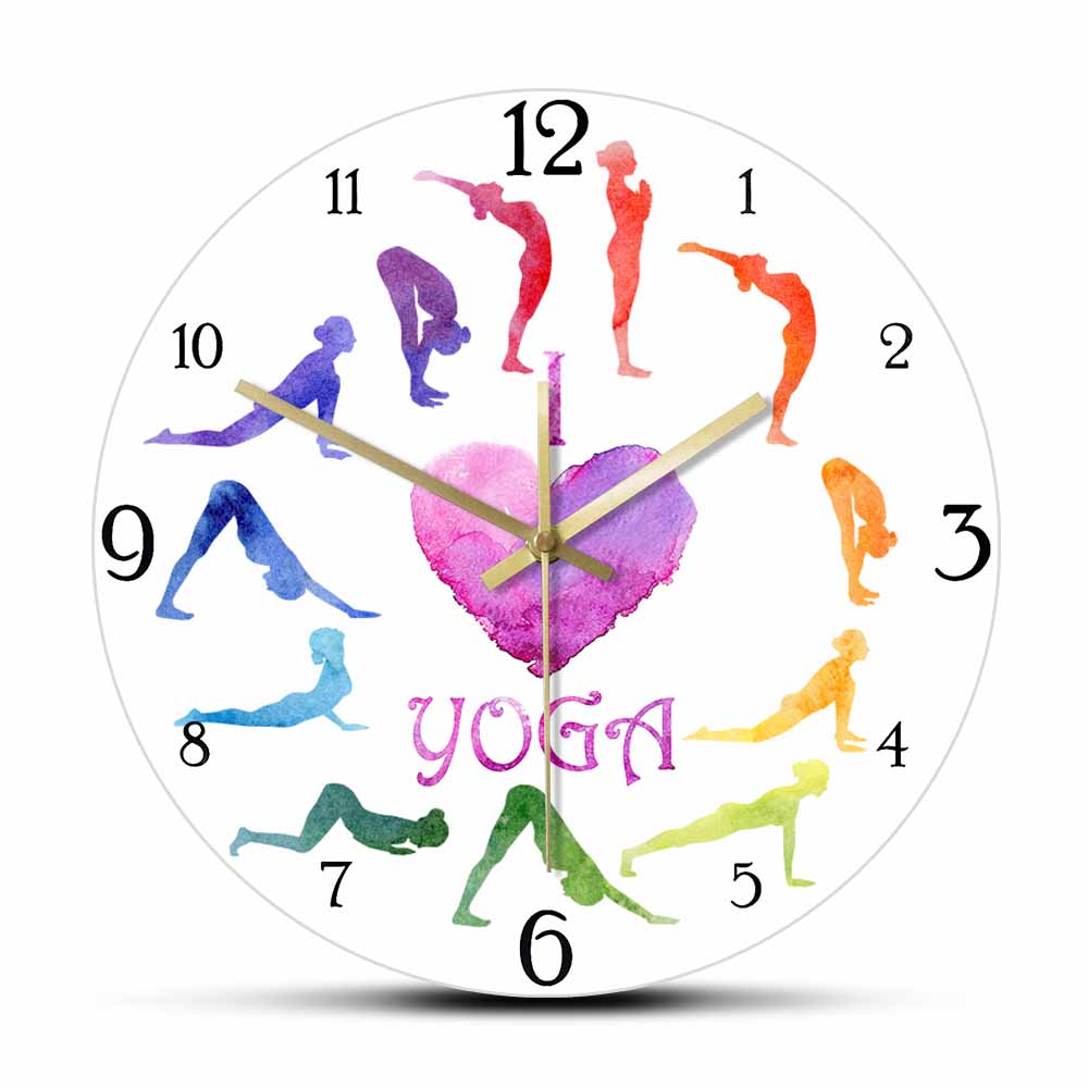 I Love Yoga Watercolor Paintin - огляд і ціна Yoga Fitness Watch
