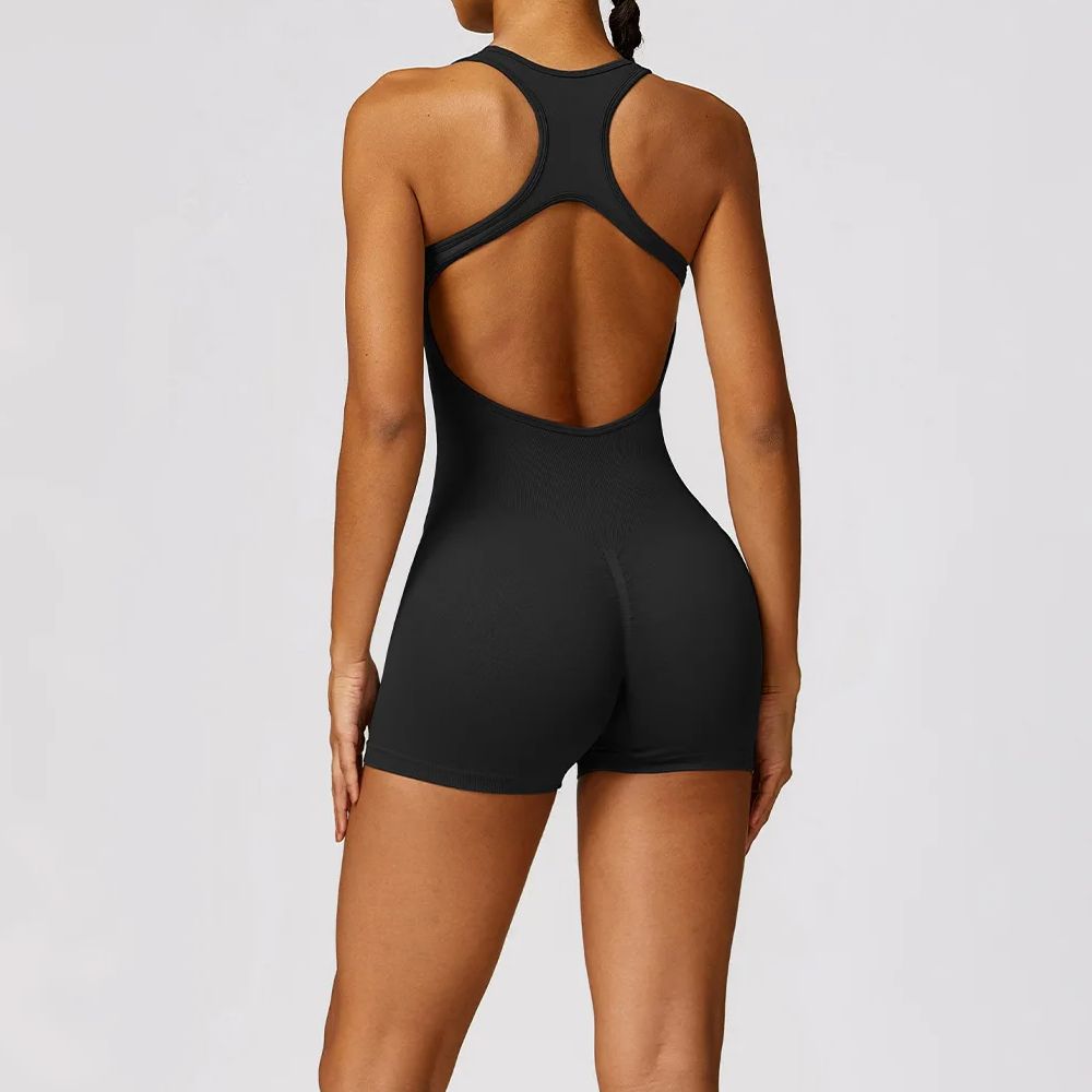 Sexy Back Jumpsuit Gym Set Wom - огляд і ціна Yoga Fitness Stretching