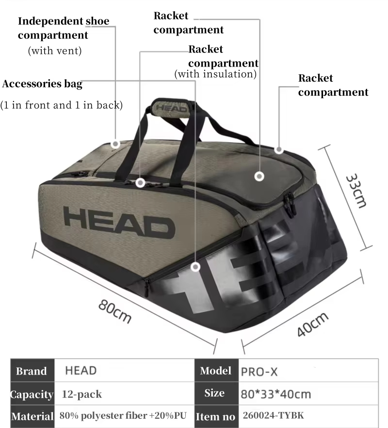 HEAD TOUR/PROX Series Tennis R - огляд і ціна Head Racket Boom