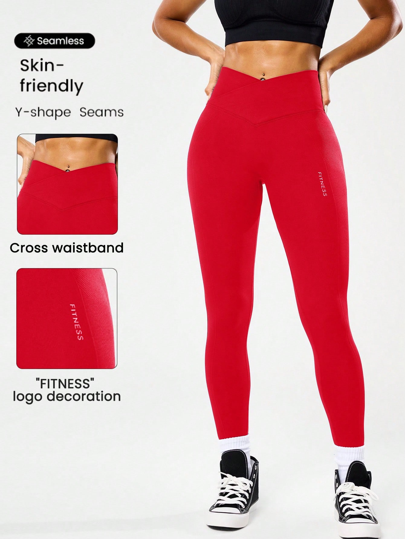 High-waisted seamless yoga leg - огляд і ціна Yoga Fitness Stretching