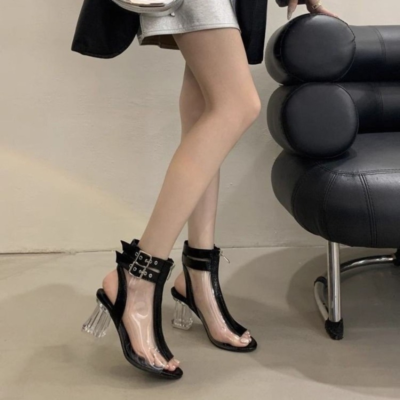 Crystal Heel Zip Sandals Summe - огляд і ціна Resistance Bands
