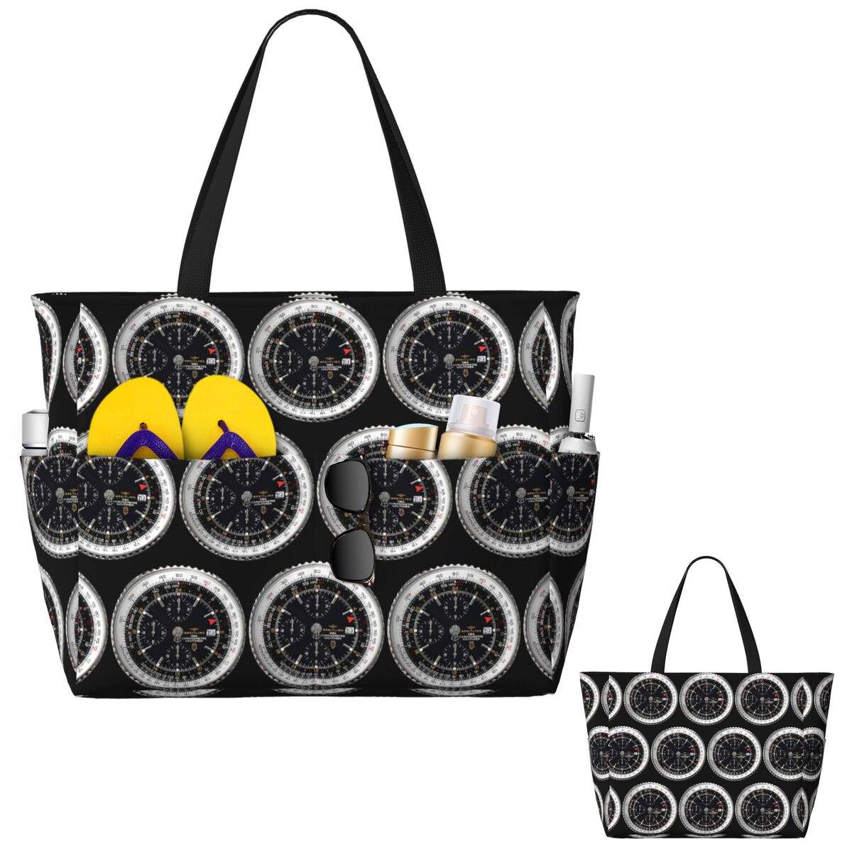 Luxury Watch Face Beach Tote B - огляд і ціна Yoga Fitness Watch