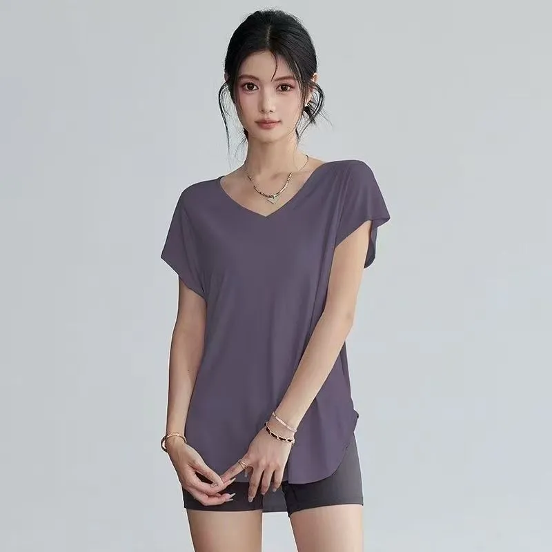 Women's Slimming Round Neck Yo - огляд і ціна Yoga Fitness Stretching